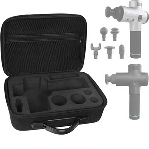 Estuche de Transporte Rígido Negro de Gamuza, Impermeable y Anti-Golpes, con 5 Ranuras para Accesorios, Personalizable, para Taessv <span class=keywords><strong>Hyperice</strong></span> / Plus - Product Image 1