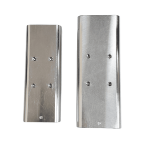 ชิ้นส่วนเครื่องจักรกลอะลูมิเนียม CNC ความแม่นยำที่กำหนดเองพร้อมฐานโลหะชุบผิวสำหรับอุปกรณ์ระบบอัตโนมัติต้นกำเนิด TW - Product Image 1