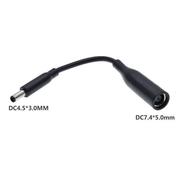 Brand New for Laptop Power Adapter Cable DC 7.4 X 5.0mm Female 4.5 X3.0mm Male Charging Connector Power Converter Cable DC Jack