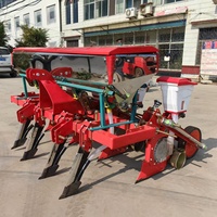 Nouvelle Semoir-Planteuse Agricole 4 Rangs pour Maïs et Sorgho, à Semis Direct, Haute Productivité, avec Espacement des Rangs Réglable