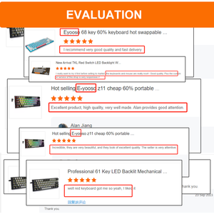 E-YOOSO Gaming 12400 DPI laris harga pabrik mendukung kustomisasi tata letak Mouse nirkabel bisu optik untuk Gaming - Product Image 6