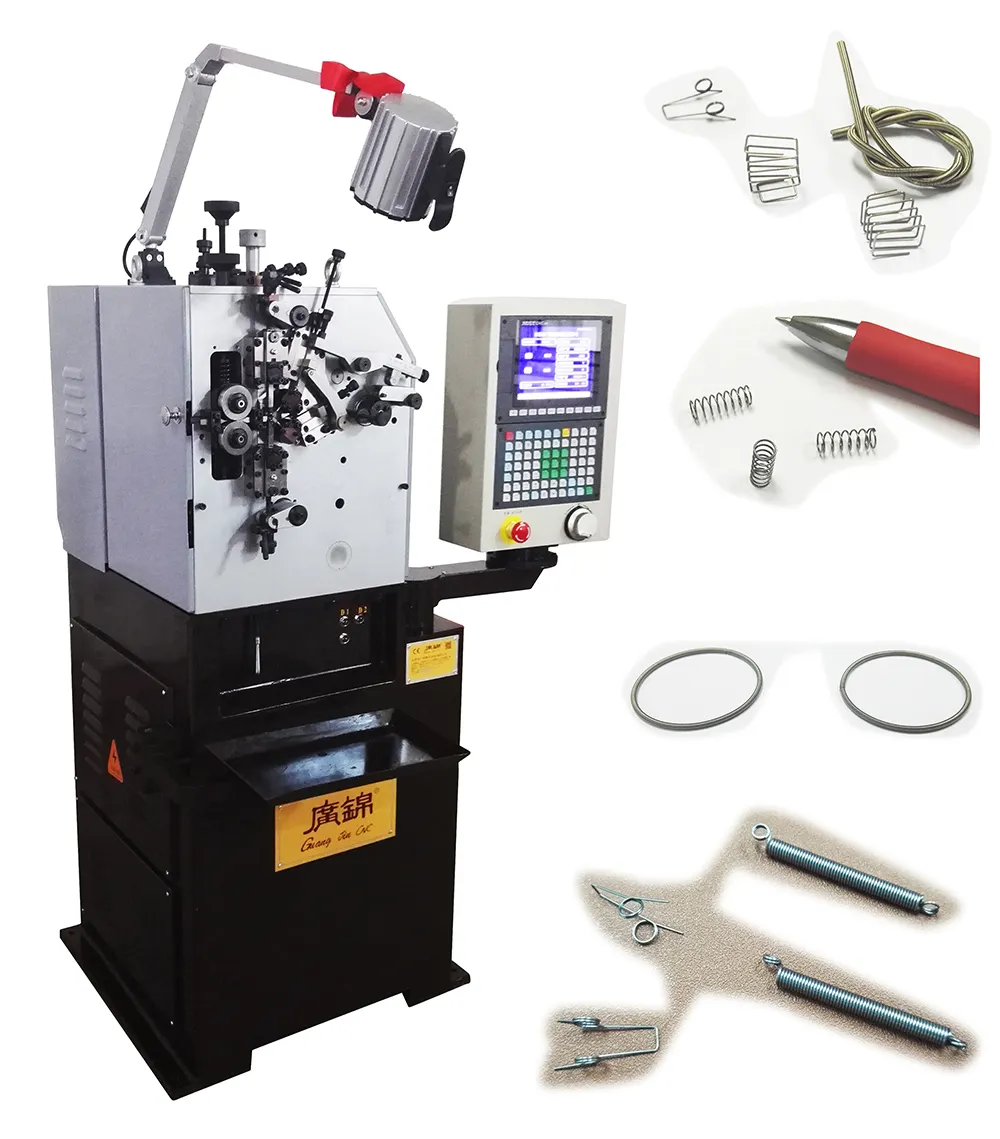 2 axis hot sale web celebrity taking-pin spring manufacturing machine