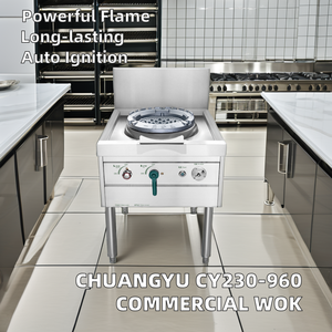 Chuangyu CY230-960 thương mại thiết bị nhà bếp <span class=keywords><strong>1</strong></span> <span class=keywords><strong>Burner</strong></span> <span class=keywords><strong>1</strong></span> Nước Trung Quốc Chảo phạm vi Bếp <span class=keywords><strong>gas</strong></span> công nghiệp nhà hàng bếp cho - Product Image 2