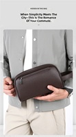 Sac de voyage en cuir pour homme, pochette antivol avec serrure à code, durable, grande capacité, pour affaires et voyage