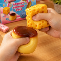 Sac mystérieux en forme de dumpling, jouet sensoriel en plastique, calendrier de l'Avent 24 jours, boîte surprise, cadeau de Noël