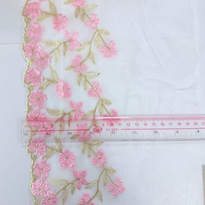 Thiết kế mới hoa thêu ren trang trí Handmade Tulle ren vải TRIM cho quần áo Wedding Evening DRESS ren cắt tỉa - Product Image 6