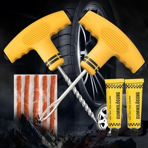 Kit de Reparación de Neumáticos Yiju, Tiras de Goma para Reparación de Neumáticos sin Cámara, para Motocicletas, Vehículos Eléctricos, Reparación Rápida de Emergencia, Adhesivo - Product Image 2