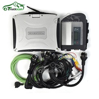 Analyseur de moteur Vodia -Benz C4 pour SD Connect C4 Xentry avec ordinateur portable CF19 24V USB Windows OS Outil de diagnostic pour camions