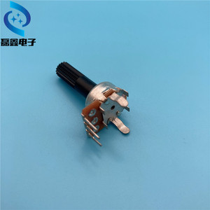 Potenciómetro Simple R12 B10/50/100K con Eje Moleteado, Resistencia Ajustable Rotativa para Dispositivos Electrónicos - Product Image 1