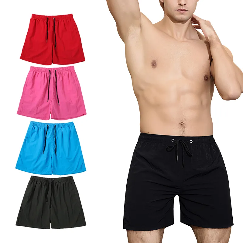 Pantaloncini da spiaggia all'ingrosso per la corsa sportiva Casual alla moda da spiaggia pantaloncini da bagno da uomo