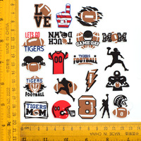 Breloques de chaussures de football américain et de rugby, promotion, souvenir, jeux de rugby, casque d'équipe, MVP, Tiggers, breloques pour sabots de rugby