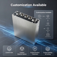 Kit complet de boîtier en aluminium brossé avec accessoires pour projets électroniques DIY, amplificateurs, alimentations et boîtiers de signalisation