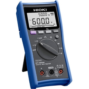 Multimètre numérique HIOKI DT4252, affichage 6 000 points, fonction de filtre passe-bas, entrée directe 10A, valeur RMS réelle IV 600V - Product Image 2
