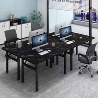 Table à manger rectangulaire pliable, table de conférence, table d'ordinateur, table de travail, table pliable, stands, tables à ongles, bureaux de formation, bureaux d'étude