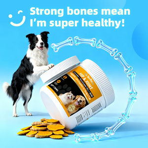 Golosinas Masticables Premium para Cadera y Articulaciones para Perros y Gatos - con Curcumina, Glucosamina HCl y MSM, OEM ODM Disponible - Product Image 4