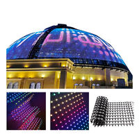 P120 RVB Pliable LED Rideau Doux LED Pixel Mesh Écran Extérieur LED Écran D'affichage Pour La Location De Scène