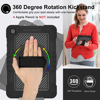 Support rotatif et sangle de transport, housse de protection robuste à 3 couches pour tablette, compatible avec les voyages, pour Honor X8/honor X6/x8 Lite