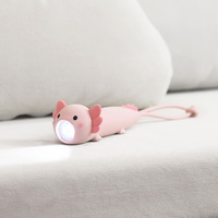Mini lampe torche LED rechargeable pour enfants, haute efficacité, en silicone, lampe de secours USB, lampe de camping, lampe de nuit, cadeau