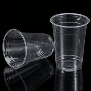 Gobelet en plastique jetable transparent épaissi de 98 mm de diamètre pour boissons froides, thé au lait, jus – Usage commercial – Meilleures ventes - Product Image 2
