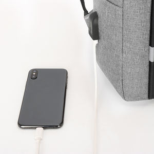 Ensemble de 3 pièces personnalisé et tendance : Sac à dos pour ordinateur portable, sacoche bandoulière et trousse à crayons – Sacs d'école imperméables avec port USB pour étudiants - Product Image 5