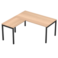 Bureau de direction moderne de luxe Poste de travail extensible pour directeur Patron Table de bureau en bois pour bureau de direction moderne