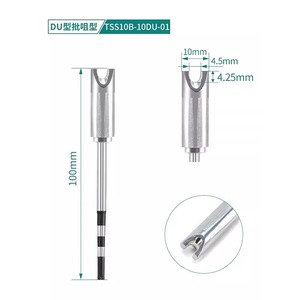Juego de puntas para soldador TSS10B, forma de herradura de cabeza plana de cobre sin oxígeno para estación de soldadura - Product Image 4