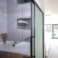 H40 Ultra Maison Capsule Intelligente Préfabriquée à Commande Intelligente, Cabine Modulaire Mobile Intelligente pour Hôtel, Maison, Camping et Logement