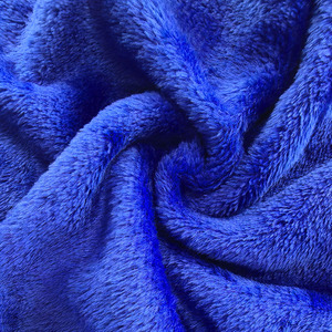 Tessuto in pile di <span class=keywords><strong>velluto</strong></span> tinto in tinta unita, 100% poliestere, 215 GSM, morbido <span class=keywords><strong>blu</strong></span>, per coperte e abbigliamento, dal fornitore di fabbrica - Product Image 6