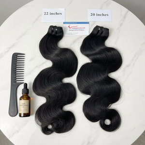 Extensiones de Cabello Humano 100% de Alta Calidad, Trama a Máquina, Doble Trama, Ondulado al Vapor, Cabello Virgen Vietnamita en Paquetes - Product Image 3
