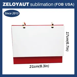 Zeloyaut-Sublimatie Aangepaste Originaliteit Individuatiekalender 2024 Voor Thuis En Op Kantoor