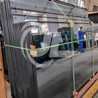 Livraison rapide, unité de verre isolant clair 6+12A+6 pour mur-rideau