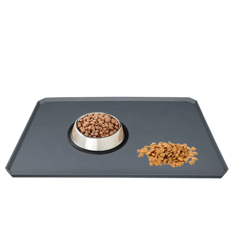 wholesale silicone pet training mat waterproof pet toilet mat ODM OEM mat for floor feeding food