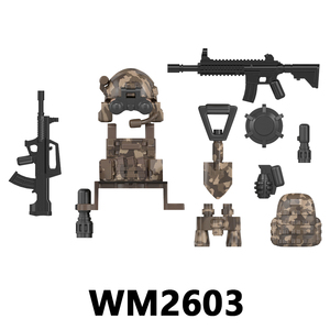 WM6147 WM6168 SSO Delta Special Air Service KSK Forces Alpha Snow Leopard <span class=keywords><strong>Commando</strong></span> Navy Seals Engineer Mini Building Blocks Toys - Product Image 6