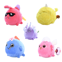 Jouets en peluche en vente chaude, figurines de dessins animés personnalisées, jouets en peluche d'animaux de jeu personnalisés à partir de dessins