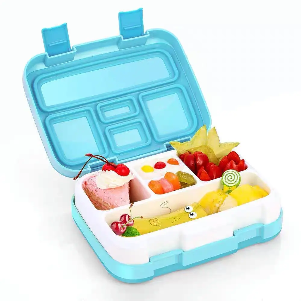 Wholesale Children Bento Box School Food Storage 4 Compartments Kids Lunch Box