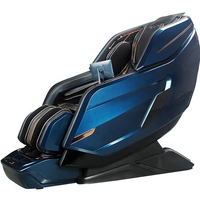 Vente en gros de fauteuil de massage électrique sans gravité Sl Track 4D complet avec chaleur à roulettes et coussins gonflables inclinables à messages