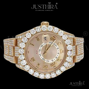 Export Quality Ice Out Bling Moissanite Diamond Quartz <b>Watch</b> Hip Hop Style Luxury <b>Watch</b> <b>for</b> Men <b>Women</b> Available <b>For</b> Sale - Product Image 2