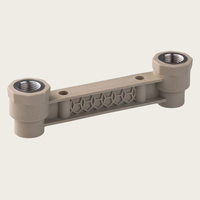 Offre Spéciale Produit Positionneur de douche fixe Raccords de tuyauterie en PPR monobloc Raccord duplex Coude duplex Té duplex pour système de plomberie