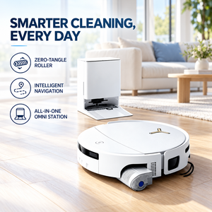 ECOVACS DEEBOT T90S Pro Roboter-Staubsauger & Wischroboter mit Waschfreier Saug- und Wischfunktion, LDS-Navigation für Hotelgebrauch - Product Image 1