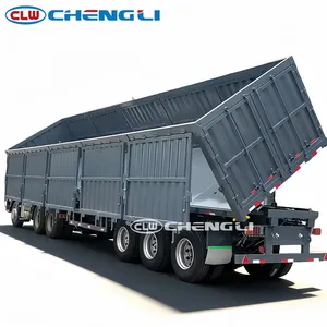 Remorque benne tri-essieux haute performance 30/40/50 tonnes pour le transport de ciment, de sable et de briques - Product Image 2
