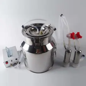 Elektrische 5-Liter-Melkmaschine mit einem Eimer und 4 Milch auskleidungen