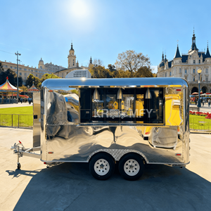 Camion de restauration standard européen, camion de vente ambulante de hot-dogs, camion de boulangerie, camion de vente ambulante de pizzas, remorque alimentaire mobile - Product Image 5
