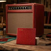 Housse d'amplificateur Mable Audio MACL0076R rouge en tissu Tolex pour boîtier de cabinet, remplacement Tolex Fender, fabriqué au Guangdong