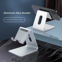 Support de téléphone portable en alliage d'aluminium personnalisé, support de bureau pour téléphone, accessoires de gadgets pour la maison, la table, l'enregistrement vidéo TikTok