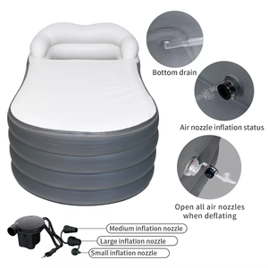 Vente en gros Baignoire pliable autoportante de grande taille Baignoire <span class=keywords><strong>gonflable</strong></span> <span class=keywords><strong>Spa</strong></span> portable pour adulte - Product Image 4