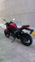 Motocyclette à essence Haojue DR300 300cc bicylindre refroidie par eau EFI d'occasion