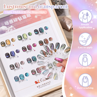 Miss Gooey Gel Esmalte de Uñas Proveedor 12 Colores Diamante Ojo de Gato Gel Polaco Semi Permanente Soak Off Uv Nail Painting Hema Free OEM