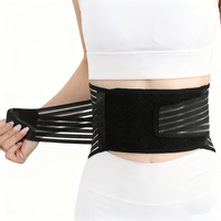 Ceinture de soutien lombaire confortable pour la sciatique, la scoliose, le soutien orthopédique de la taille inférieure, le décompression de la colonne vertébrale, avec double traction