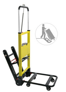 Chariot d'escalade pliable avec 6 roues Grimpeur d'escalier avec poignée réglable - Product Image 2