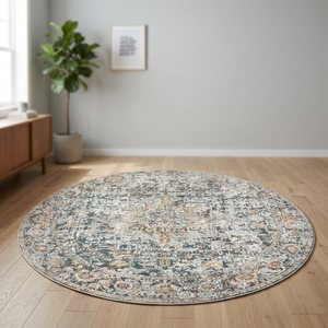 Alfombra moderna de suelo redondo para sala de estar, superventas - Product Image 3